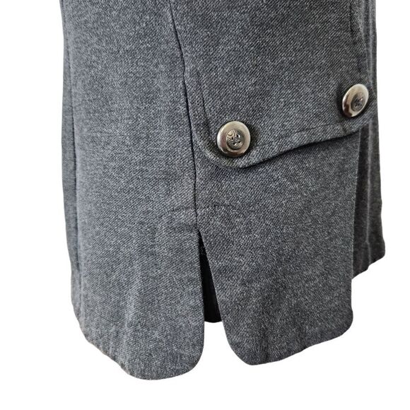 Cabi Small Gray Blazer Tipped Crew Ponte Stretch Knit Riding Jacket Style 3030 - Picture 5 of 10